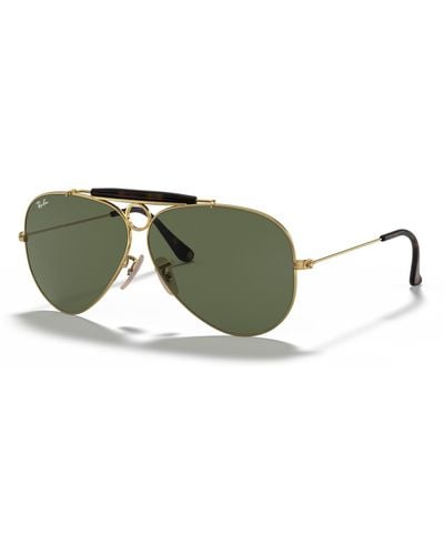 Ray-Ban Shooter havana collection gafas de sol montura green lentes - Verde