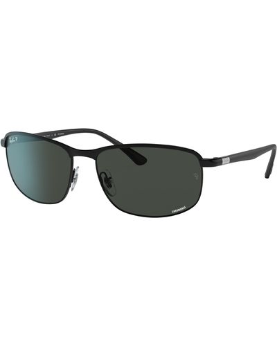 Ray-Ban Sunglasses Unisex Rb3671 - Black Frame Gray Lenses 60-16