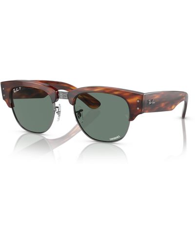 Ray-Ban Mega clubmaster holiday limited gafas de sol n montura verde lentes polarizados - Negro