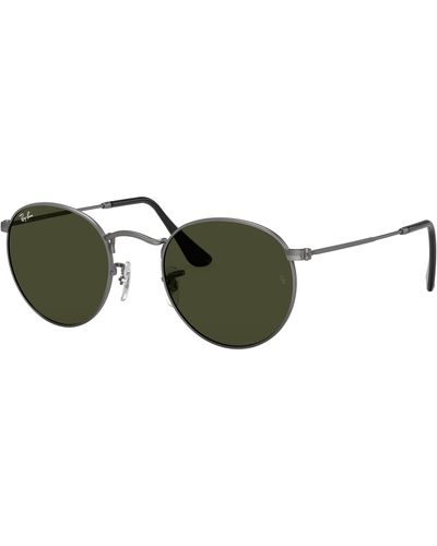 Ray-Ban Rb3447 Round Solid Evolve - Black