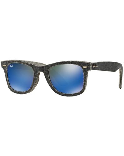 Ray-Ban Original Wayfarer Denim Sunglasses Frame Blue Lenses