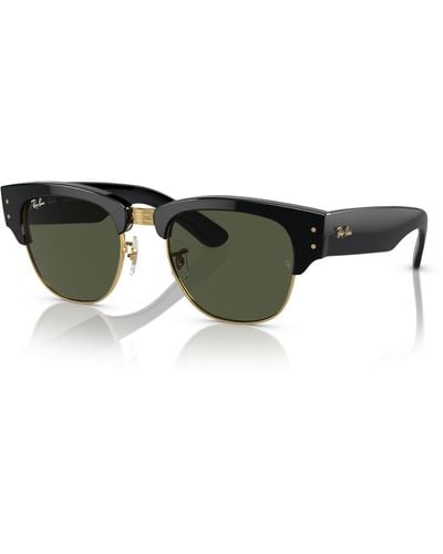 Ray-Ban Rb0316s Mega Clubmaster Square Sunglasses - Black