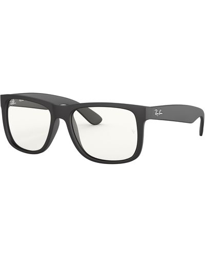 Ray-Ban Justin Clear Sunglasses Frame Clear Lenses - Black