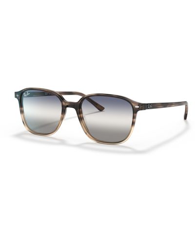 Ray-Ban LEONARD Gafas de sol Carey Montura Marrón Lentes polarizados 53-18 - Multicolor