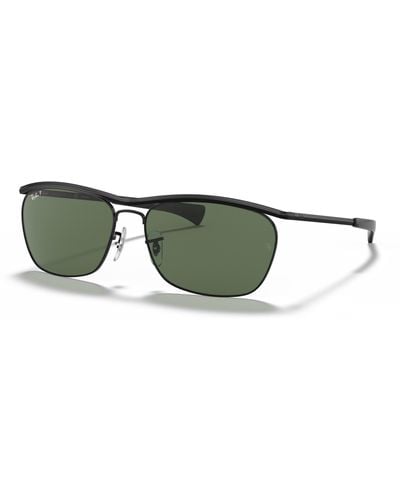 Ray-Ban Olympian ii deluxe gafas de sol montura verde lentes polarizados