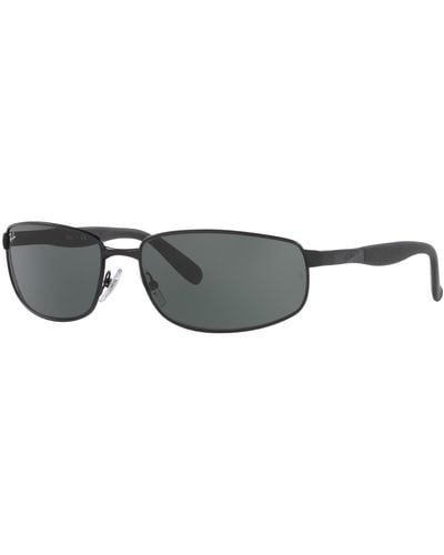 Ray-Ban Sunglasses Man Rb3254 - Matte Black Frame Green Lenses 61-16