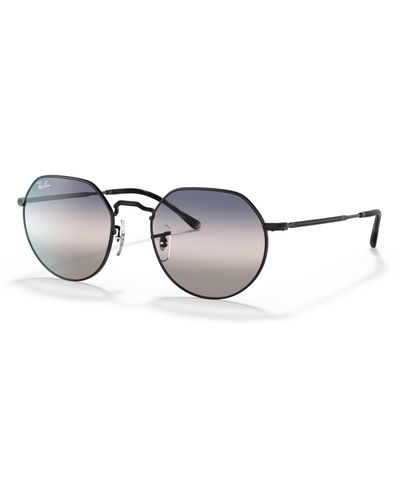 Ray-Ban Jack gafas de sol montura rosa lentes - Negro