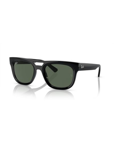 Ray-Ban Phil bio-based gafas de sol montura verde lentes - Negro