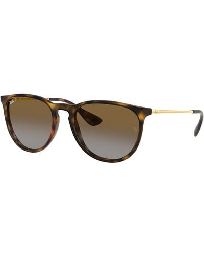 Ray-Ban Erika color mix Unisex Sunglasses - Schwarz