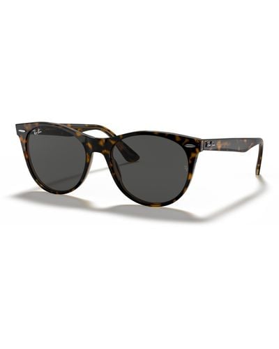 Ray-Ban Wayfarer Ii Classic Sunglasses Frame Gray Lenses - Black
