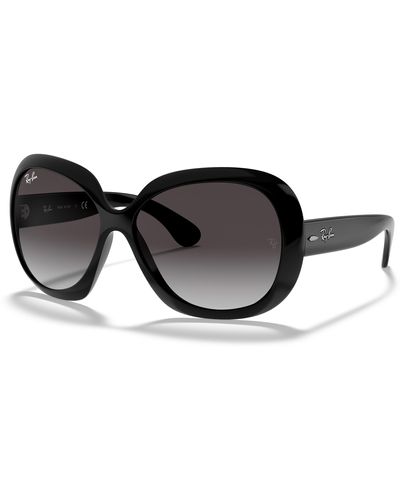 Ray-Ban Sunglasses Woman Jackie Ohh Ii - Black Frame Gray Lenses 60-14