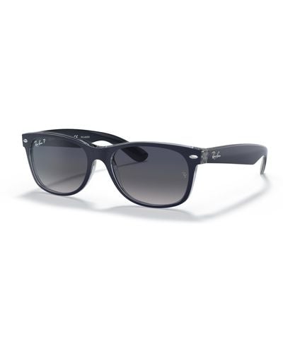 Ray-Ban New Wayfarer Classic Sunglasses Frame Lenses Polarized - Black