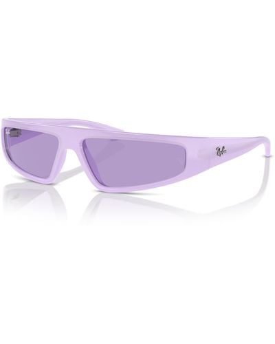 Ray-Ban Izaz bio-based lunettes de soleil monture verres violet
