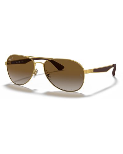 Ray-Ban Ray Ban Rb3549 Homme Verres - Marron
