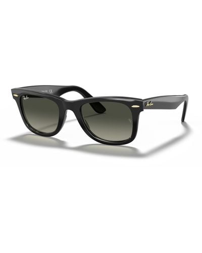 Ray-Ban Original Wayfarer Color Mix Sunglasses Gray Frame Gray Lenses 52-22 - Black