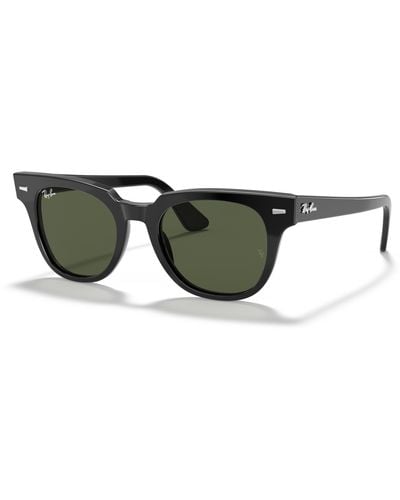 Ray-Ban METEOR CLASSIC Gafas de sol Negro Montura Verde Lentes 50-20