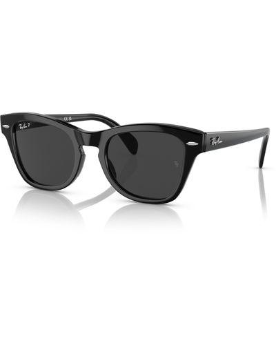 Ray-Ban Rb0707s Sunglasses Frame Green Lenses - Black