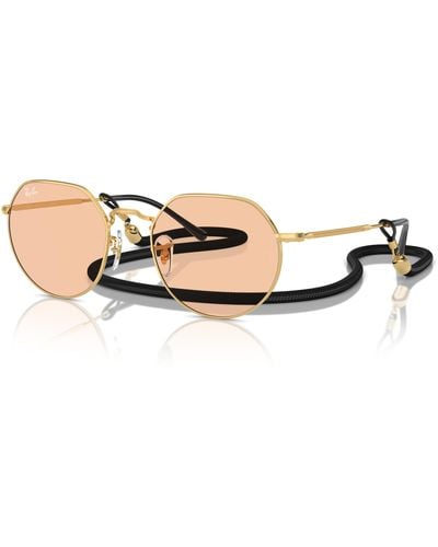 Ray-Ban California Jack Limited Sunglasses Frame Pink Lenses - Black