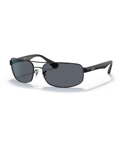 Ray-Ban Sunglasses Man Rb3445 - Black Frame Green Lenses 61-17 - Multicolor