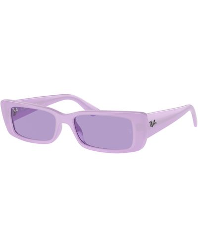 Ray-Ban Rb4425 Teru Rectangular Sunglasses - Purple