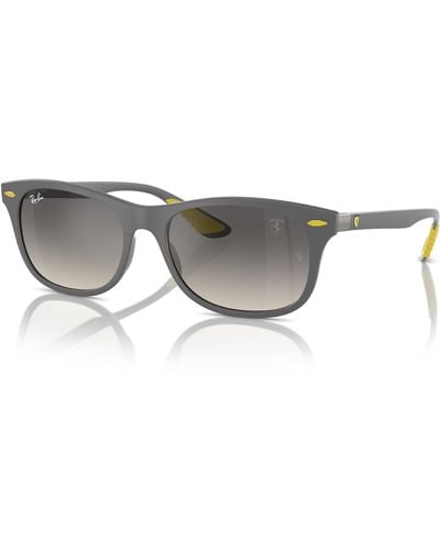 Ray-Ban Rb4607m Scuderia Ferrari Collection Square Sunglasses - Black