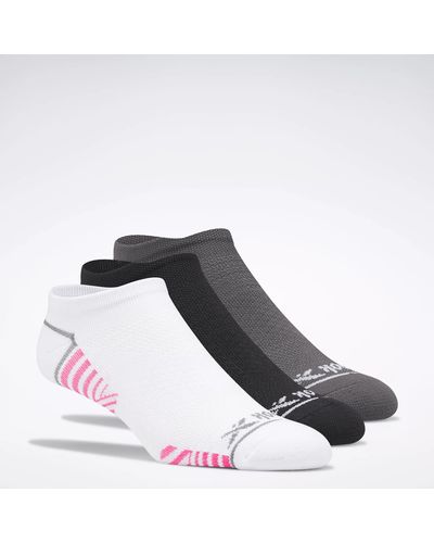 Reebok Zoned Cushion No-show Socks 3 Pairs - Black