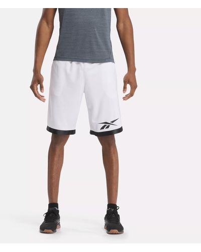 Reebok Basketball Mesh Shorts - White