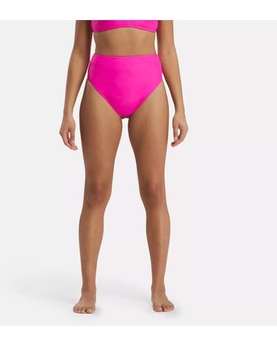 Reebok High-waisted Bikini Bottom - Pink