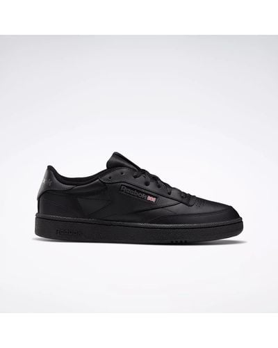 Reebok black best sale club c