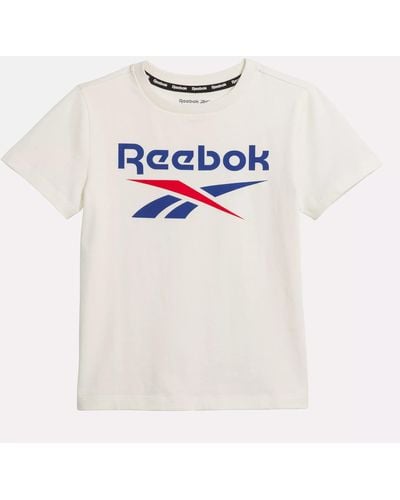 Reebok Id Big Logo Tee - Little Kids - White