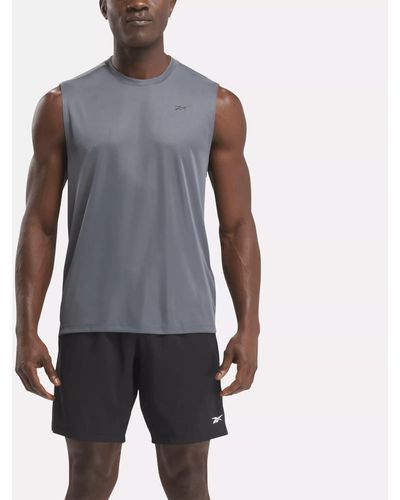 Reebok Training Sleeveless Tech T-shirt - Gray