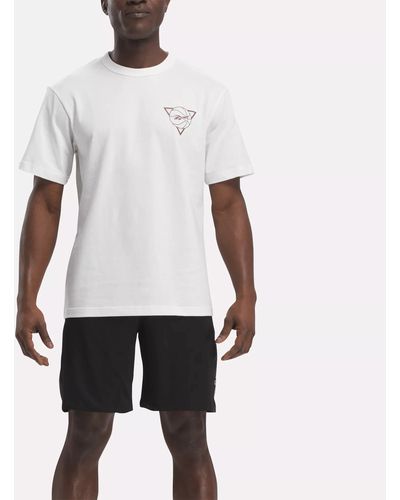 Reebok Basketball Seasonal Graphic T-shirt - White