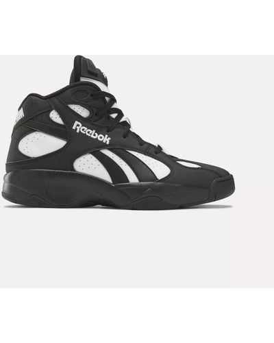 Reebok Pump Vertical High-top Paneled Sneakers - Black