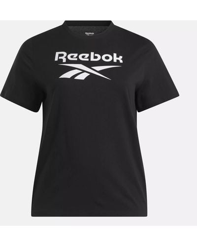 Reebok Identity Big Logo T-shirt (plus Size) - Black