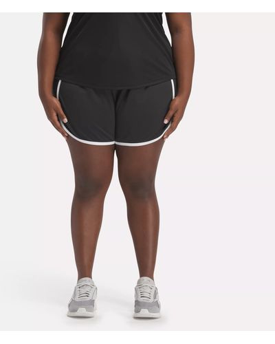 Reebok Workout Ready High-rise Shorts (plus Size) - Black