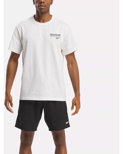 Reebok Identity Brand Proud Graphic Short Sleeve T-shirt - White