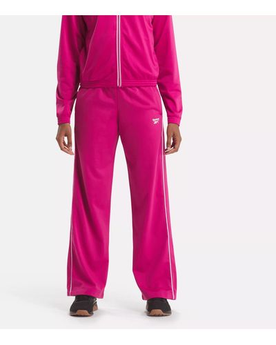 Reebok Identity Back Vector Tricot Track Pants - Pink
