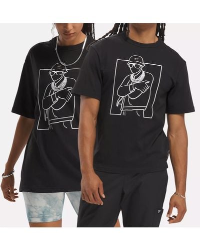 Reebok Hip Hop B-boy Pose T-shirt - Black
