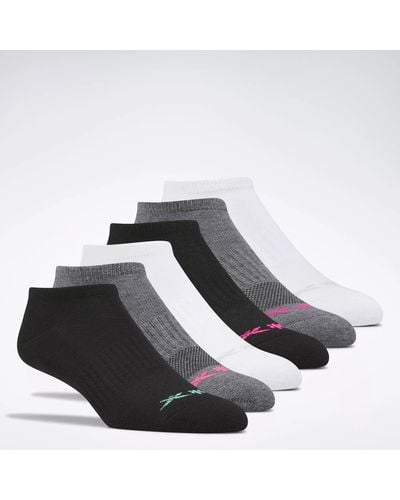 Reebok Basic Low-cut Socks 6 Pairs - Gray