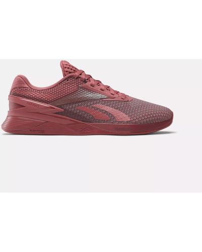 Reebok Nano X3 Shoes - Red
