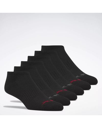 Reebok Basic Low-cut Socks 6 Pairs - Black