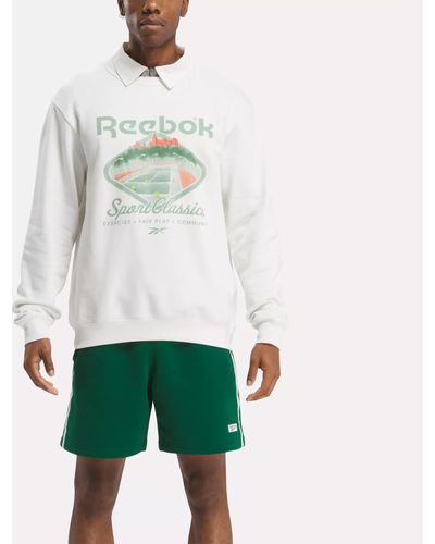 Reebok Sport Classics Crew Sweatshirt - Green