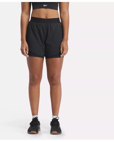 Reebok Running Two-in-one Shorts - Blue