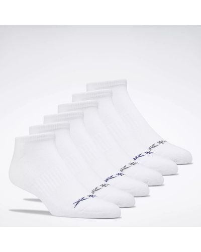 Reebok Basic Low-cut Socks 6 Pairs - White