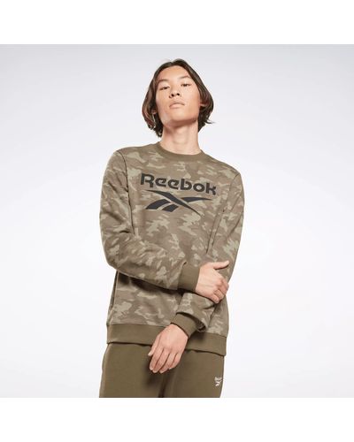 Reebok Men's Sweatshirt - Green - S