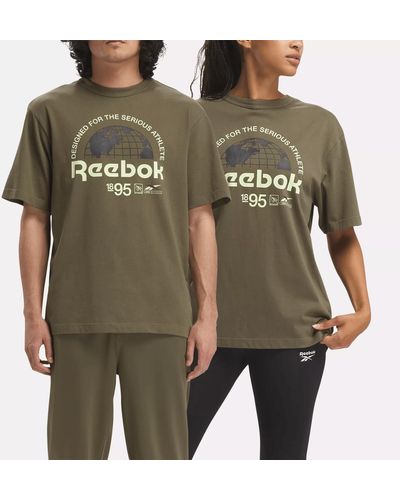 Reebok Graphic Series Globe T-shirt - Green