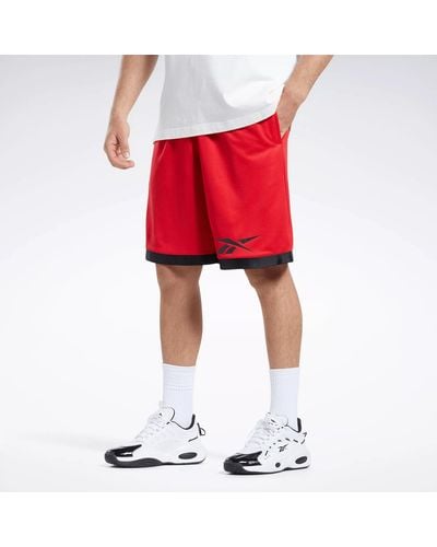 Reebok Basketball Mesh Shorts - Red