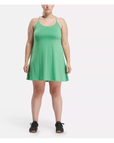 Reebok Lux Strappy Dress (plus Size) - Green