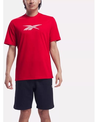 Reebok Front Vector Performance T-shirt - Red