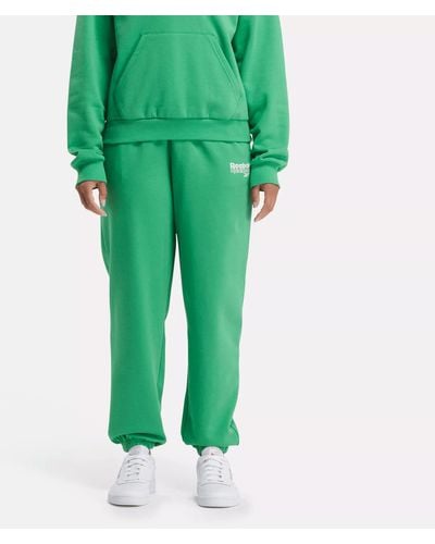 Reebok Id Energy Fleece Pants - Green